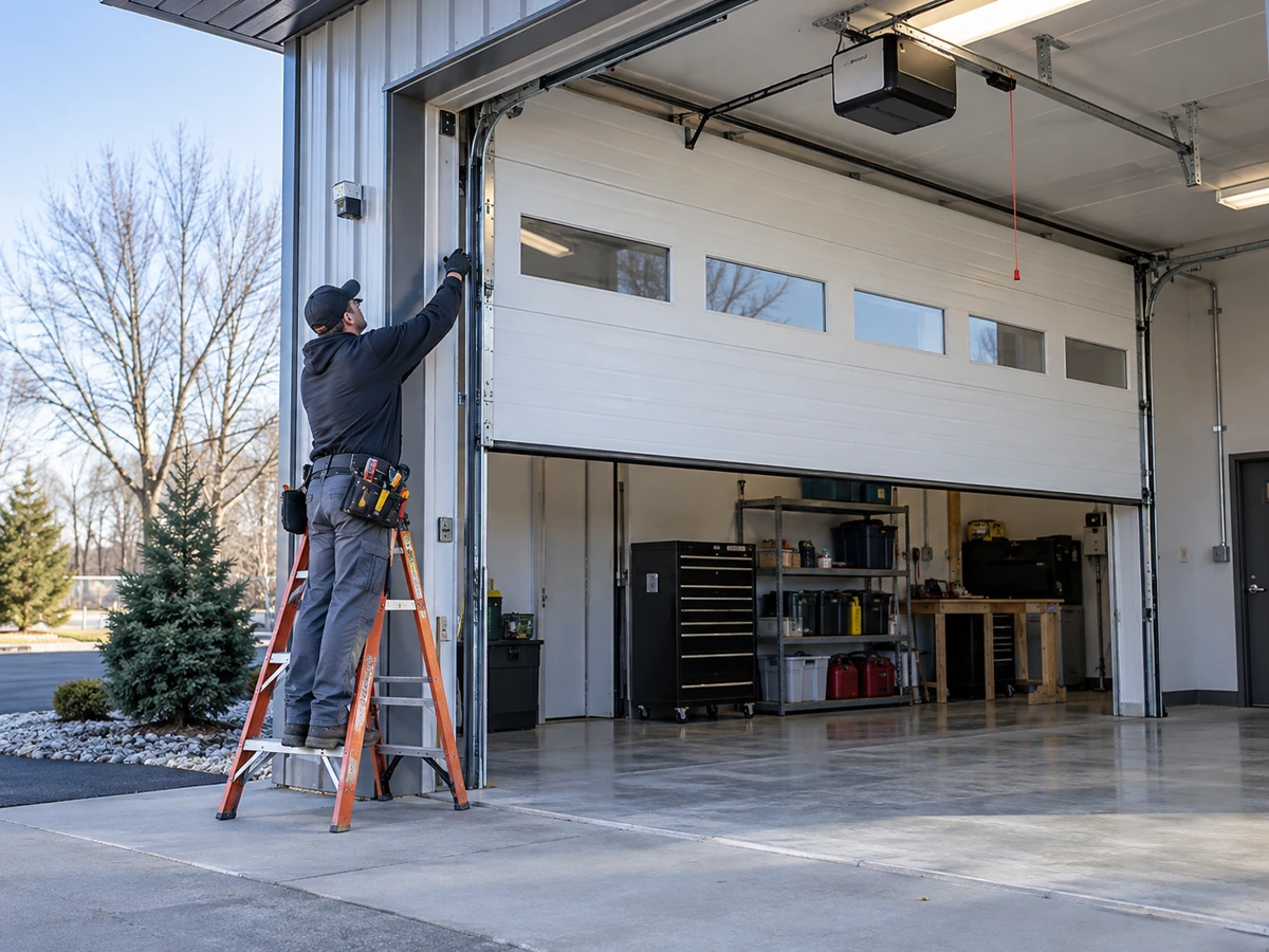 Commercial overhead garage door service