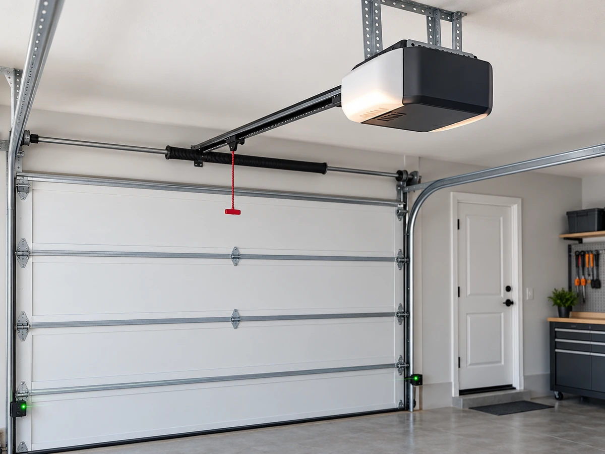 Ceiling mounted garage door opener